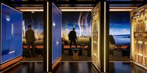 The doors open to the Holodeck Experience