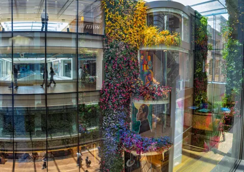 An image of the inside of the Center.