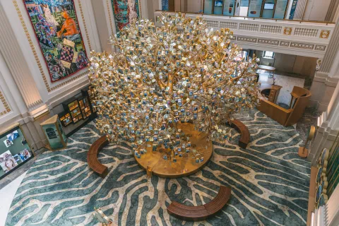 A photograph of the Tree of Generation.